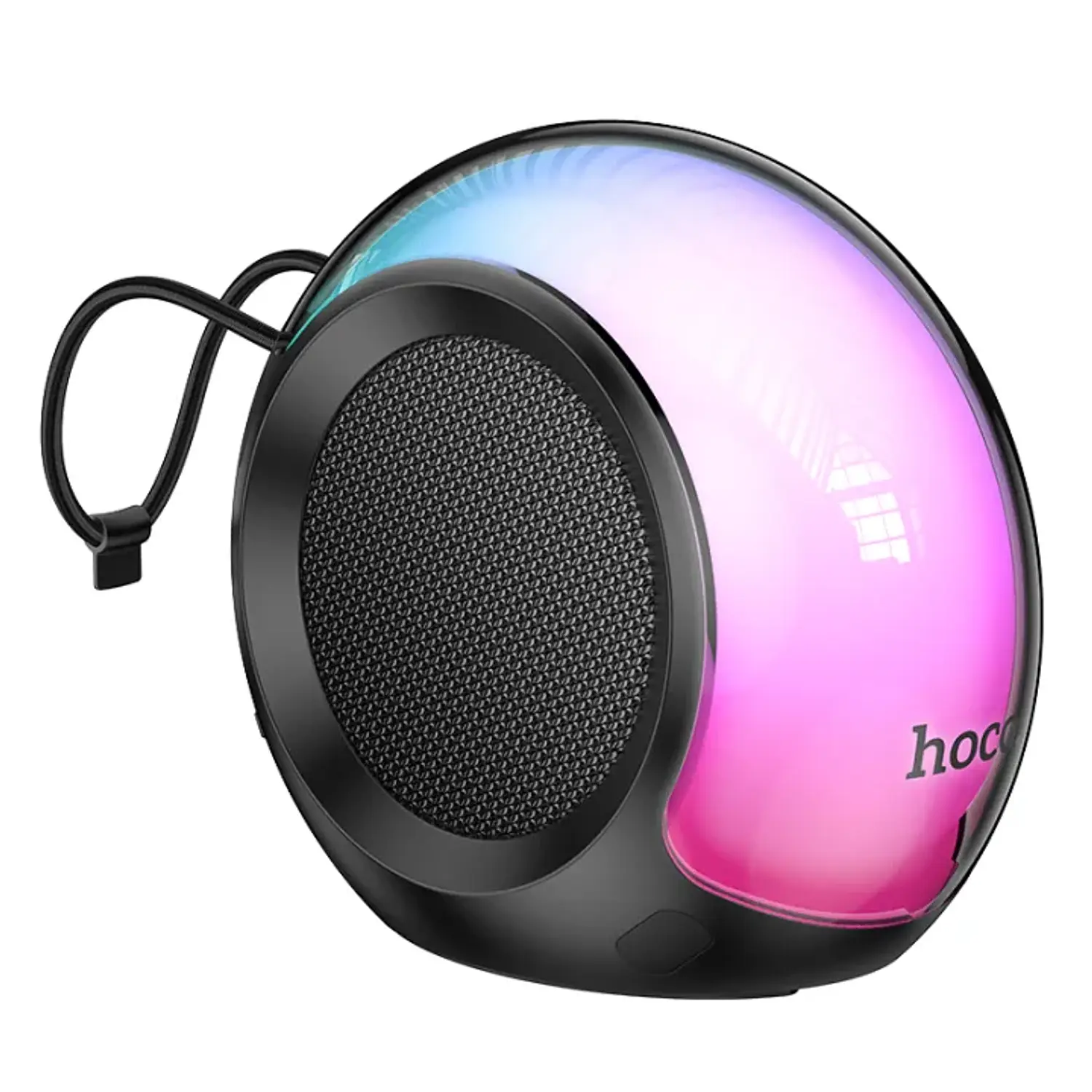 Hoco Parlante DS65 Ambient Light Snail Negro  5
