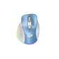 MOUSE BLUETOOTH INALALAMBRICO 9000S ERGO PRO LIGHT BLUE GENUS - Miniatura 4