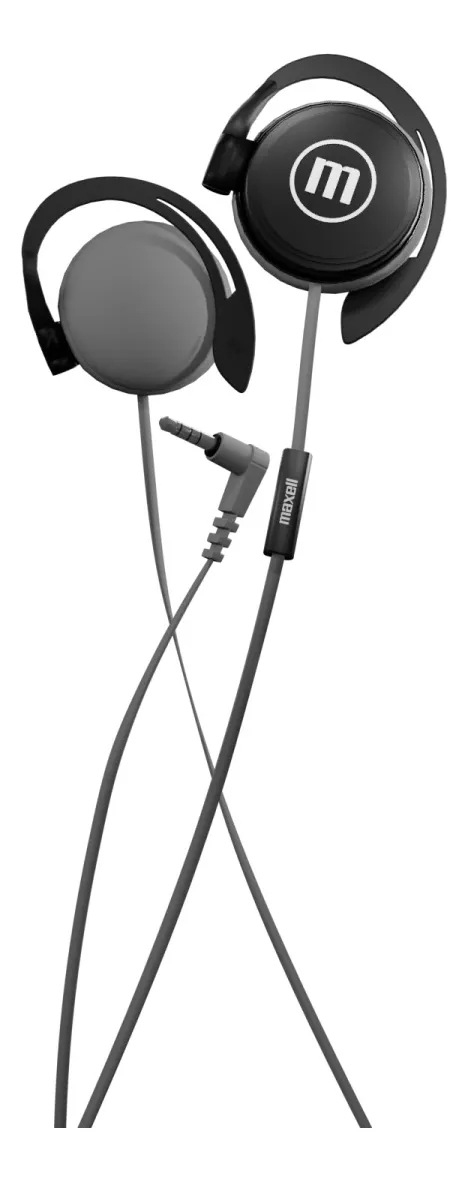AUDIFONO CON CABLE MANOS LIBRES CON GANCHO/MIC MAXELL 2
