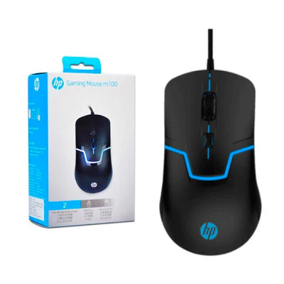 Mouse Gamer HP M100S, Alámbrico, 5 Botones, Black 1