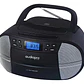 Radio Portátil Inalámbrico Bluetooth Pacific Color Reproductor Cassette Negro CD - Miniatura 1