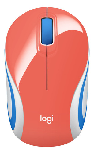 Inalámbrico Portátil Mickey Mouse M187 Coral Refresh Rosa Logitech 1