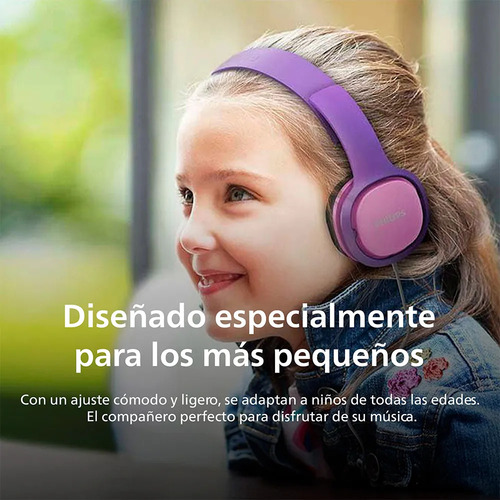 Audífonos para Niños Philips Headband SHK2000 Kids Rosa | 3
