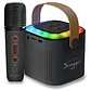Parlantes Mlab Karaoke My Lil First Singer con Luz RGB Gris Oscuro - Miniatura 1