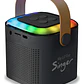 Parlantes Mlab Karaoke My Lil First Singer con Luz RGB Gris Oscuro - Miniatura 2