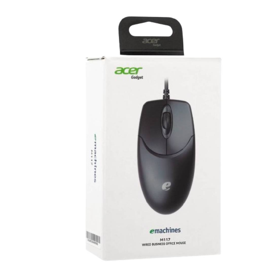 Mouse Alámbrico  Negro M117 ACER 3