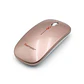 Mouse Inalámbrico Tecmaster Slim TM-100516-PK Rosado Dual Recargable - Miniatura 2