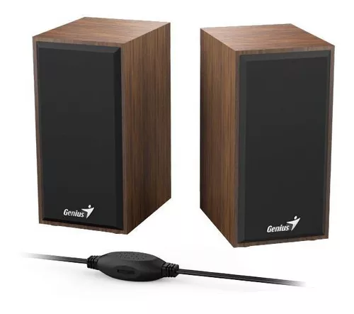 PARLANTE 2.0 SP-HF180 USB COLOR MADERA GENIUS 1