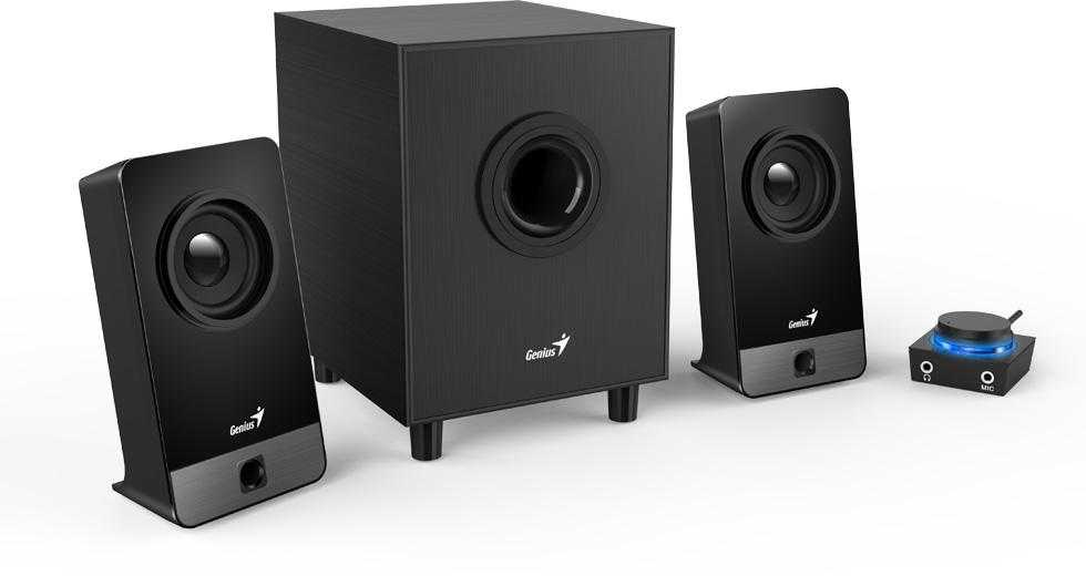 SUBWOOFER MULTIMEDIA 300X 2.1 BLACK SW2.1 GENIUS 1