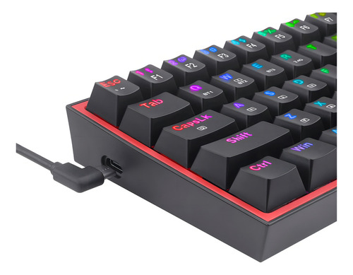 Teclado Redragon Mecánico Fizz Pro K616 RGB Wireless Dual Del Teclado Negro Idioma Español Latinoamérica 3