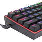 Teclado Redragon Mecánico Fizz Pro K616 RGB Wireless Dual Del Teclado Negro Idioma Español Latinoamérica - Miniatura 3