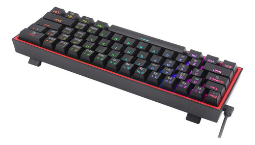 Teclado Redragon Mecánico Fizz Pro K616 RGB Wireless Dual Del Teclado Negro Idioma Español Latinoamérica 5