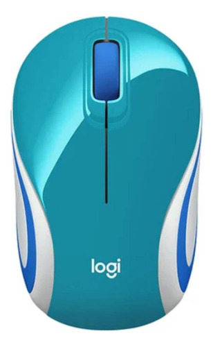 Inalámbrico Mickey Mouse M187 Celeste Logitech Mini 1