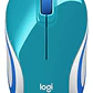 Inalámbrico Mickey Mouse M187 Celeste Logitech Mini - Miniatura 1