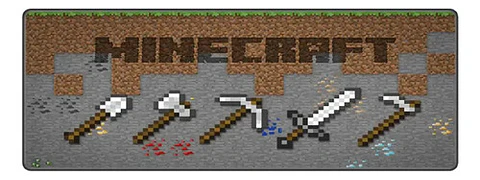 Mousepad Wd Elements Minecraft 80X30 XL