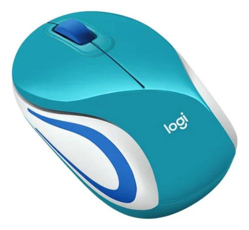 Inalámbrico Mickey Mouse M187 Celeste Logitech Mini 3