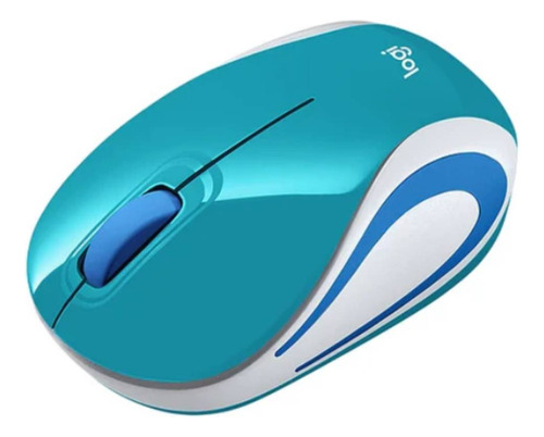 Inalámbrico Mickey Mouse M187 Celeste Logitech Mini 4