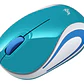 Inalámbrico Mickey Mouse M187 Celeste Logitech Mini - Miniatura 4