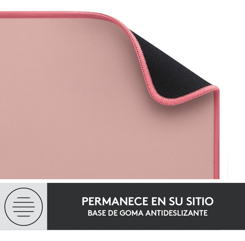 Padmouse Logitech Desk Mat Rose 70X30CM Rosa Studio 7