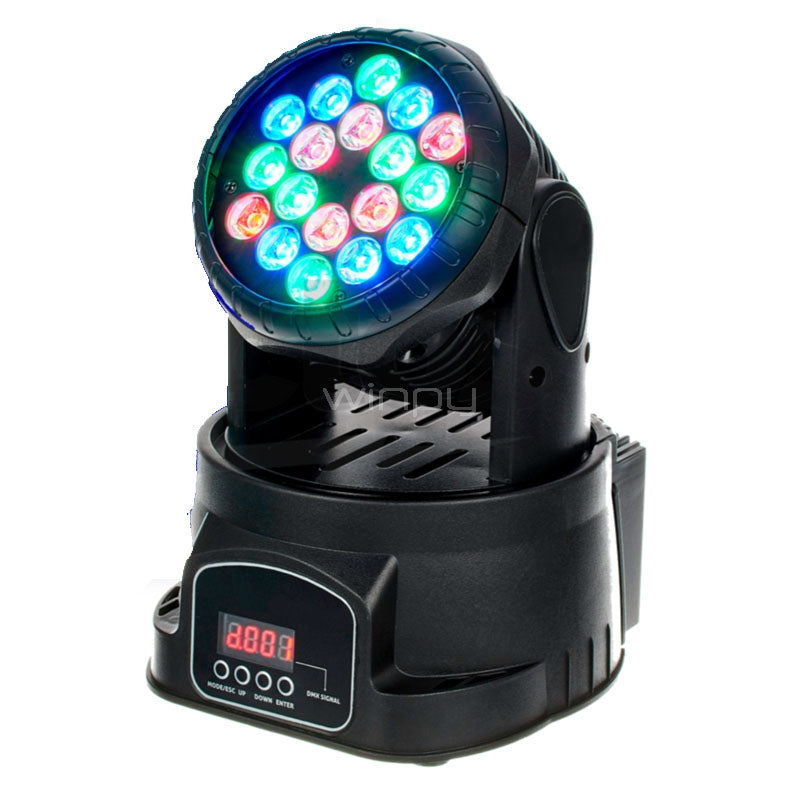 Cabeza Móvil Led Dmx Cm070 Rítmica 56W  Dj Power 1