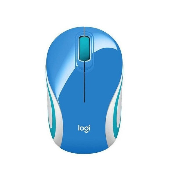 Mouse Inalámbrico Logitech M187 Blue Mini 1