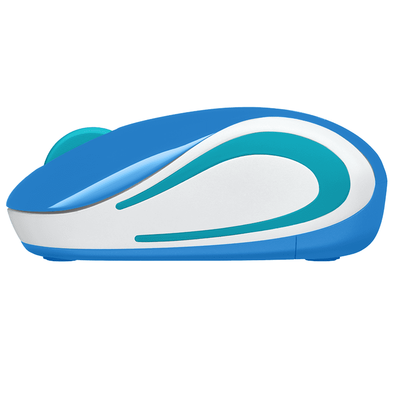 Mouse Inalámbrico Logitech M187 Blue Mini 3