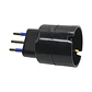 Enchufe Adaptador Schuko Negro 1500w Philco - Sello Sec - Miniatura 2