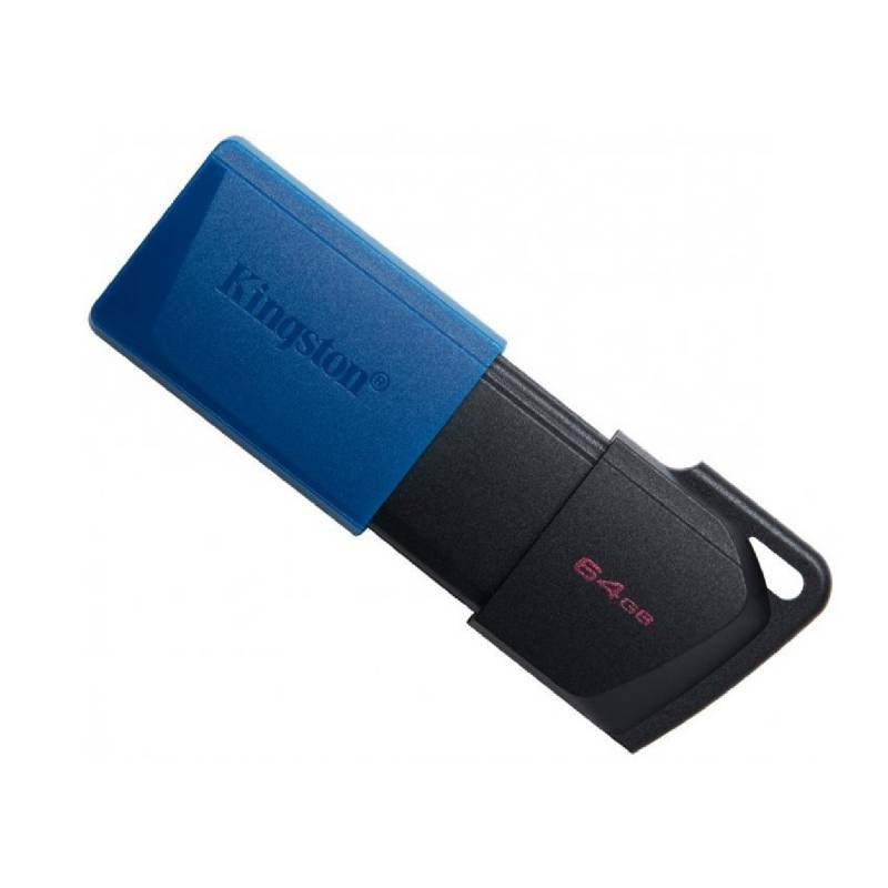 Pendrive Kingston Unidad Flash Datatraveler Exodia 64Gb Black/ Blue, Usb 3.2 2