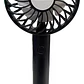 Ventilador Recargable Portátil Con Soporte Negro - Miniatura 1