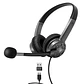 Audífonos HS-HMic USB-C Headset De Copa Mediana - Miniatura 3