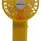 Mini Ventilador Portátil Recargable Con Base Amarillo Tecnolab - Miniatura 1