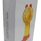 Mini Ventilador Portátil Recargable Con Base Amarillo Tecnolab - Miniatura 4