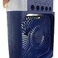 Mini Ventilador Usb De Escritorio Con Enfriador Azul Dg - Miniatura 2