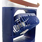 Mini Ventilador Usb De Escritorio Con Enfriador Azul Dg - Miniatura 3