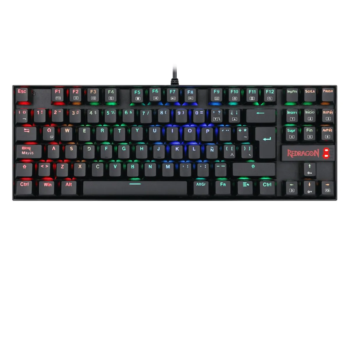 Teclado Mecánico Red Dragon Kumara Rainbow K552-KR Switch 2