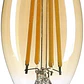 AMPOLLETA DECO C25 4W VELA AMBAR FILAMENT E14 WELLMAX - Miniatura 1