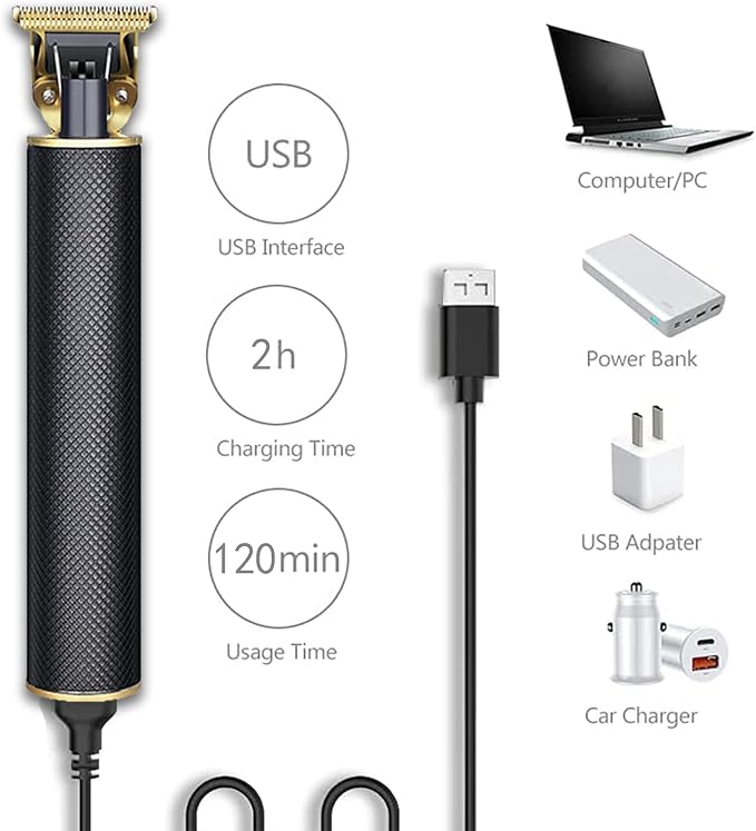 Máquina Afeitadora Recargable Kemei KM-1971 2
