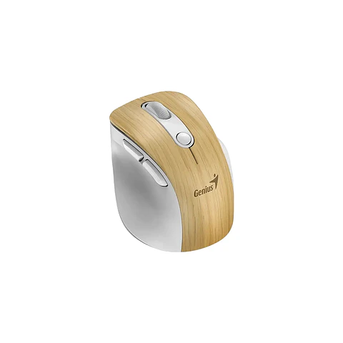 MOUSE BLUETOOTH INALALAMBRICO 9000S ERGO PRO PINE WOOD GENIUS