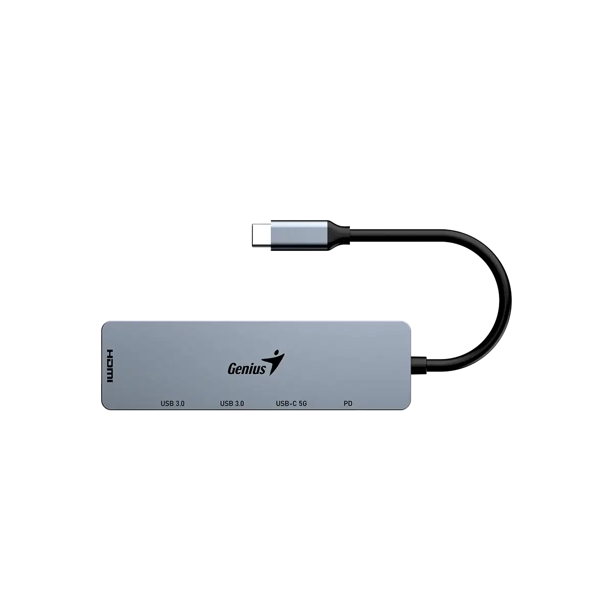 HUB 5 PUERTOS 2USB 3,0 HDMI USB/C 5 EN 1 UH-500 GENIUS 3