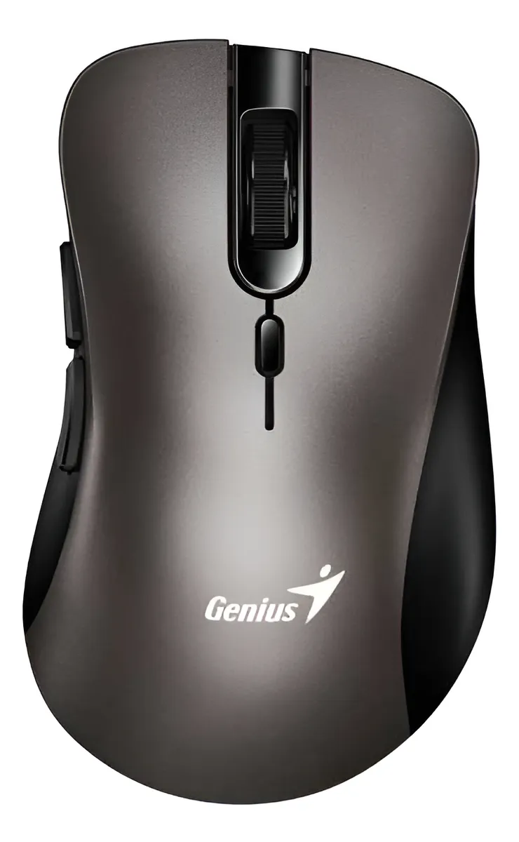 MOUSE INALAMBRICO ERGONOMIC 8100S IRON GRAY GENIUS 1