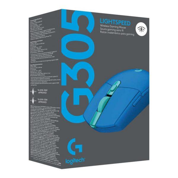 Mouse Gamer Logitech Inalámbrico G305 Lightspeed Blue 4