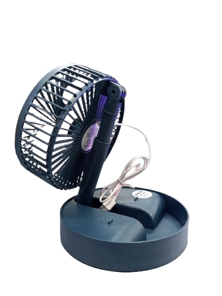 Ventilador Tecnolab Verde Plegable USB de Escritorio 3