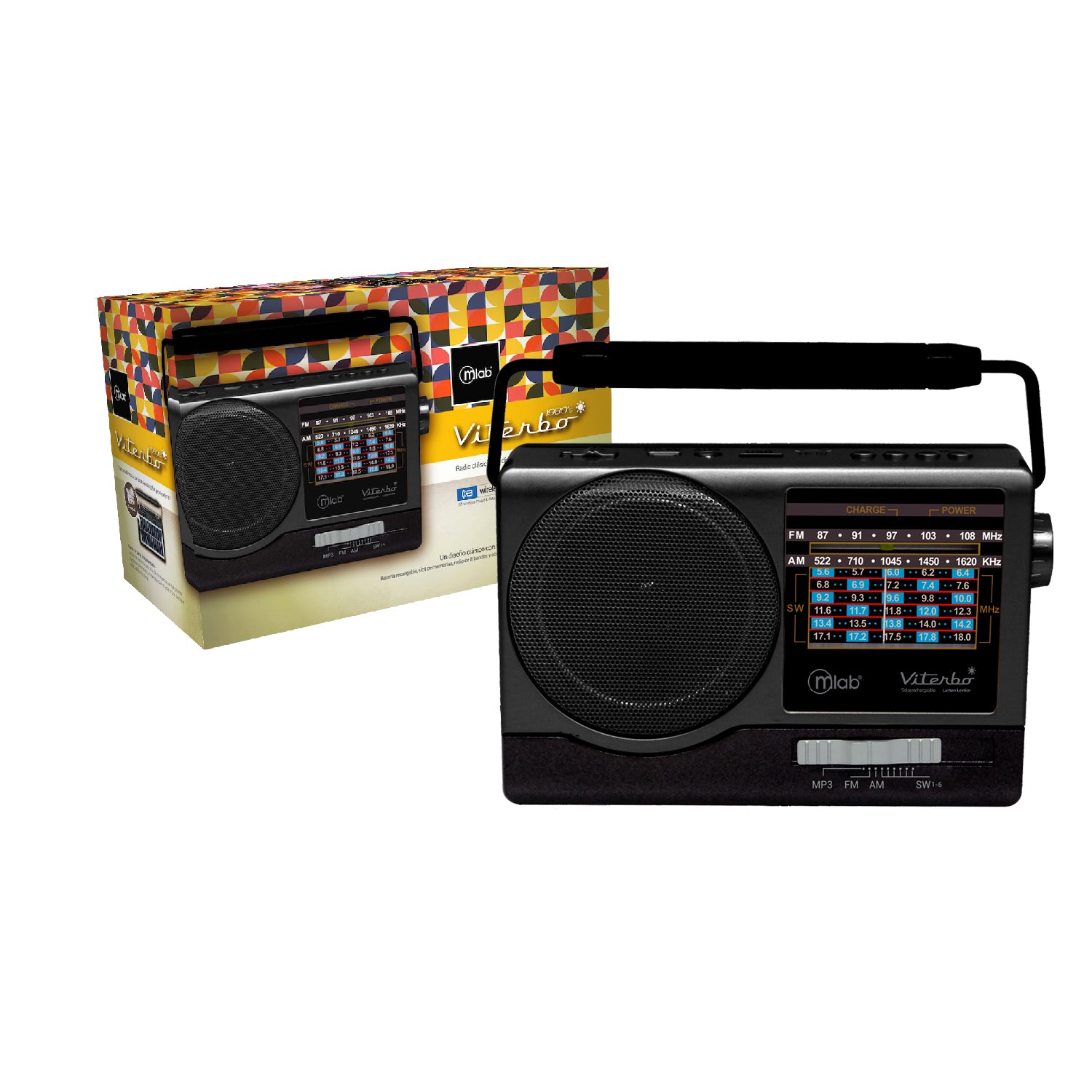 Radio Wireless Retro Viterbo Mlab 3