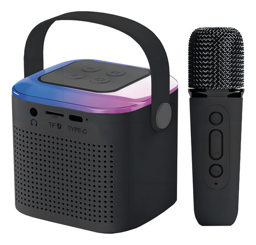 Parlante Inalambrico Bluetooth +microfono Inalambrico Negro 1