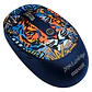 Mouse Inalámbrico Maxell Diseño Wild 4000dpi Usb/usb-c Tigre Azul - Miniatura 2