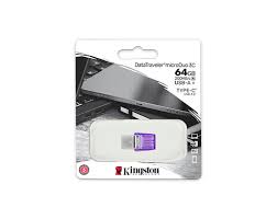 Pendrive Kingstone 64GB DataTraveler microDuo 3C (USB 3.2, USB-C)	 2