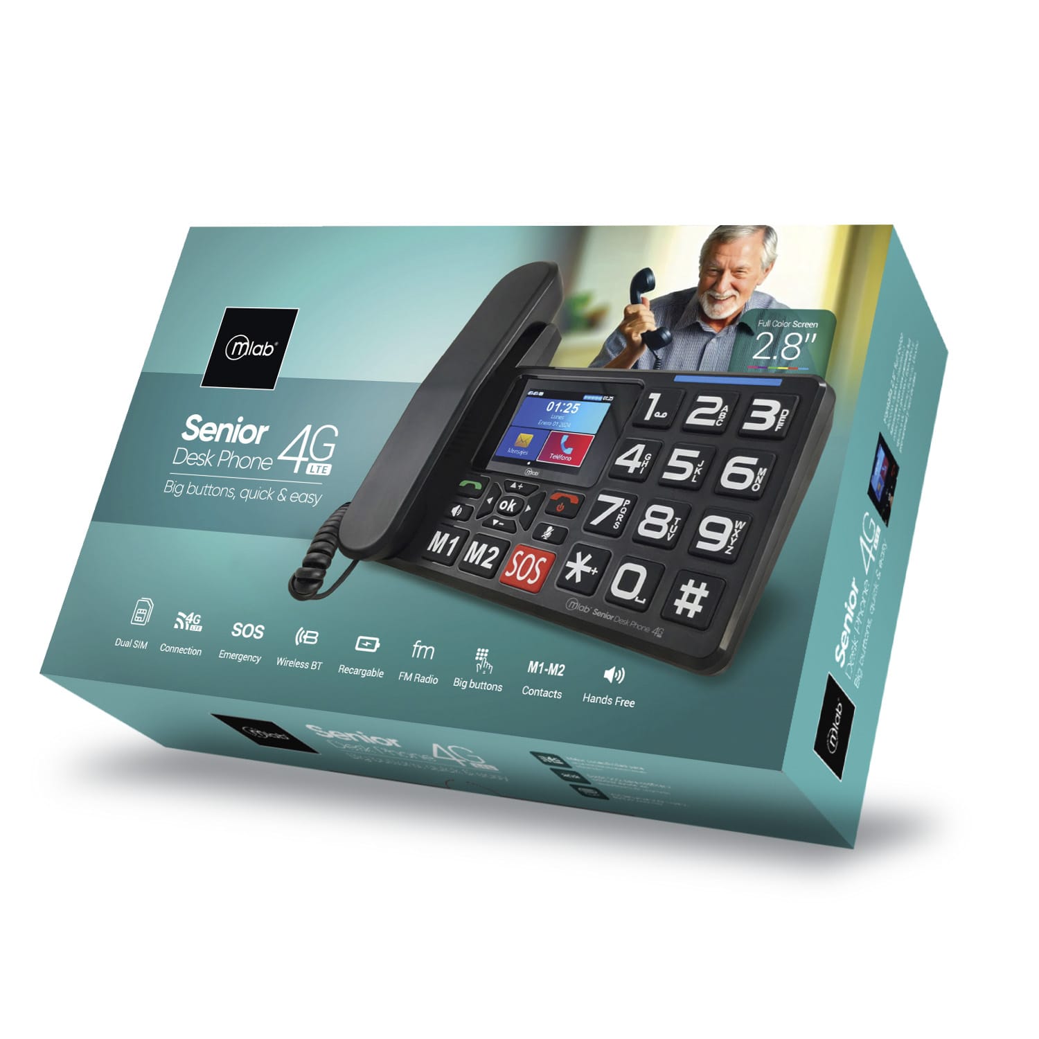 Teléfono Senior Desktop 4G  Dual Sim MLAB mod 9940 1