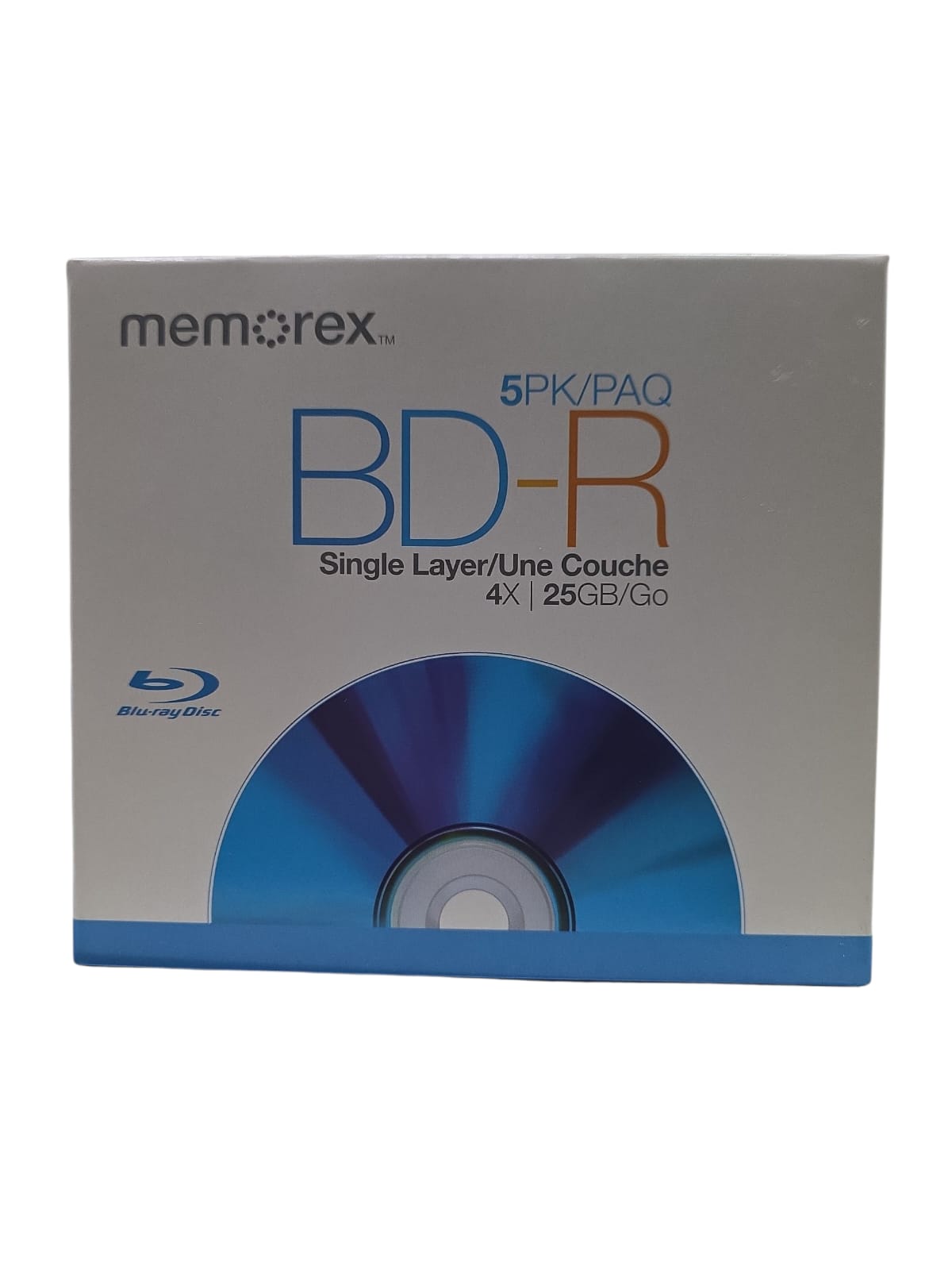 BD-R BLU RAY 25GB 5X CAJA MEMOREX 1