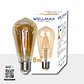 Ampolleta Deco ST64 8w Ámbar 2500k Filament Led E27 Wellmax - Miniatura 2