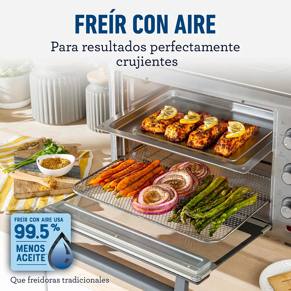 Horno con freidora de aire Oster® de 35L TSSTTVLS35 2